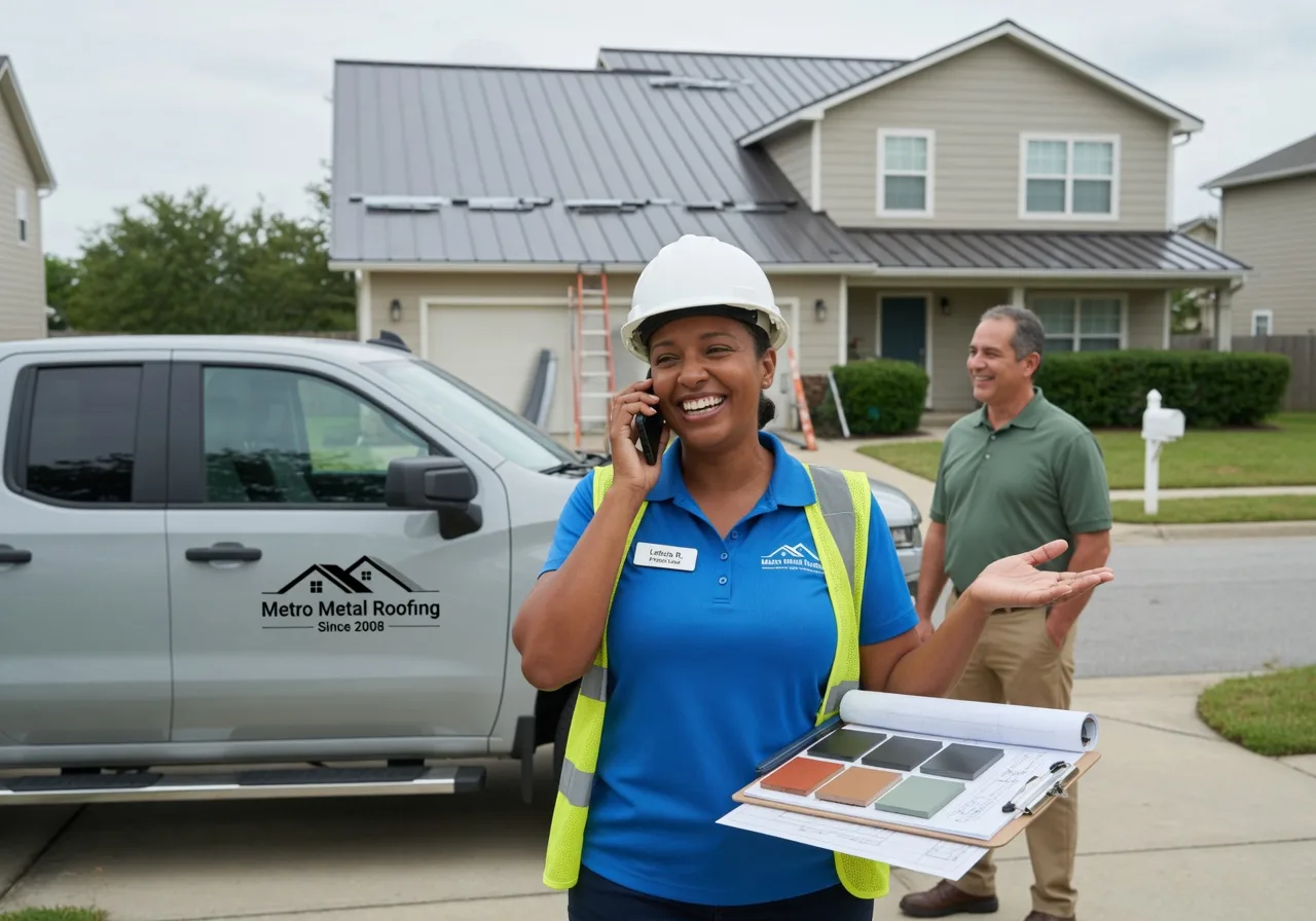 Storm Damage Metal Roof Repair in New York Mills, MN